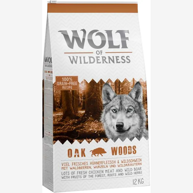Wolf of Wilderness Oak Woods dry dog food chicken wild boar