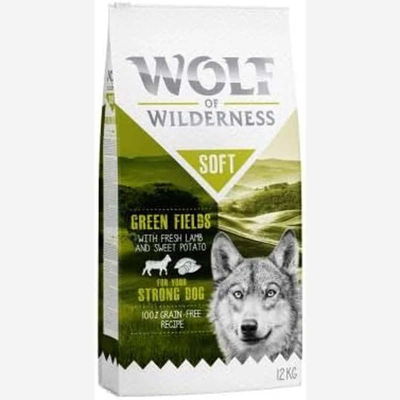 Wolf of Wilderness Soft Green Fields lamb semi-moist dog food