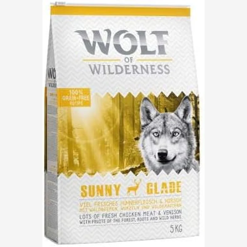 Wolf of Wilderness Sunny Glade venison dry dog food