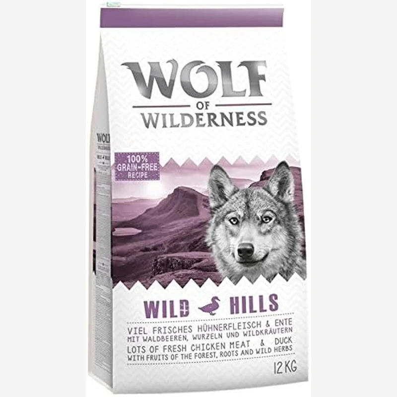 Wolf of Wilderness Wild Hills duck dry dog food